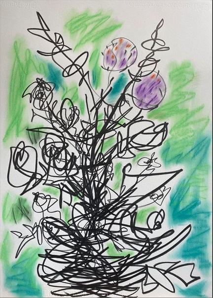 [2023] Untitled, Pastel·Grap...paper ,Size Unknown